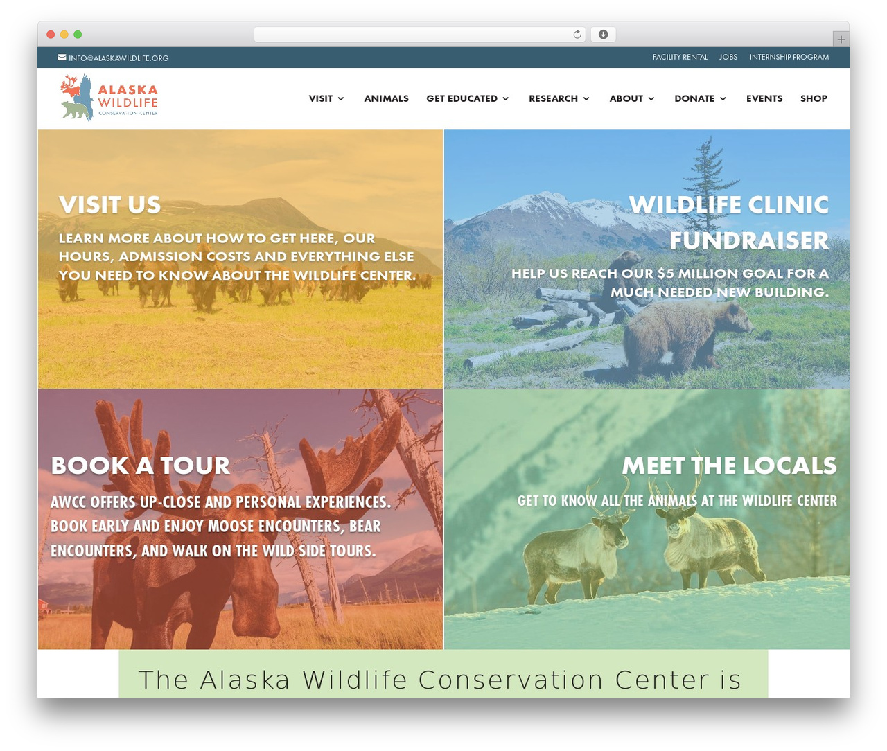 WordPress theme wonderbuild - alaskawildlife.org
