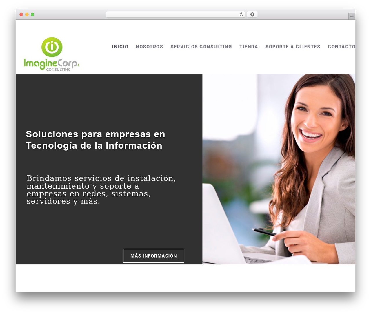 WordPress theme Executive WordPress Theme - imaginecorp.com.mx