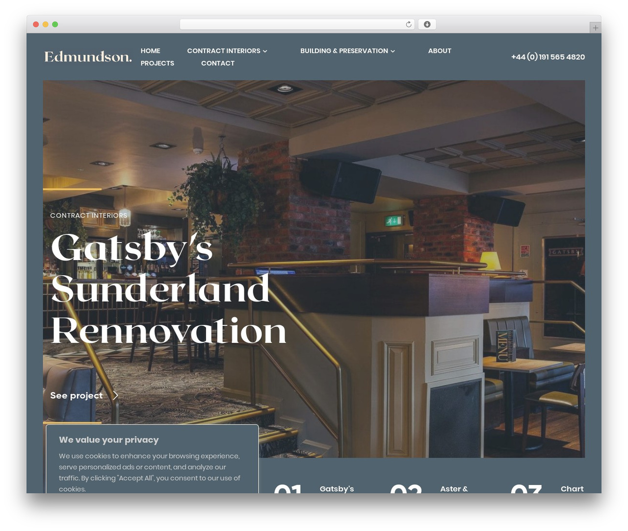 WordPress theme Larson - edmundsonbuilding.co.uk