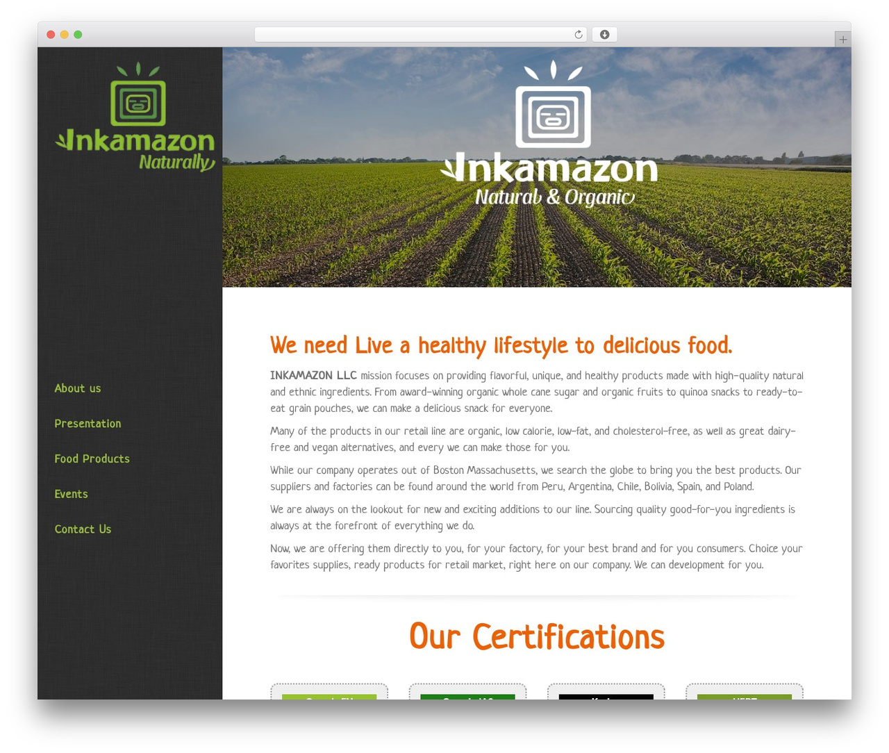 WordPress theme The7 - inkamazon.com