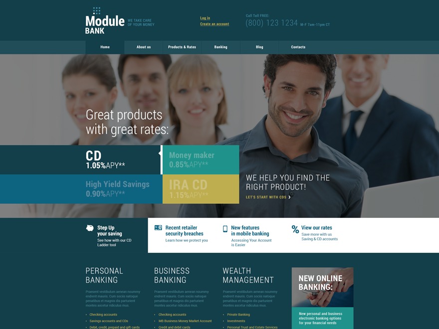 WordPress theme theme48925 by Template_Help.com