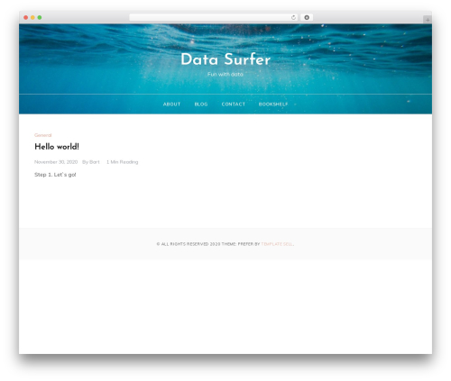 WP theme Prefer - datasurfer.net