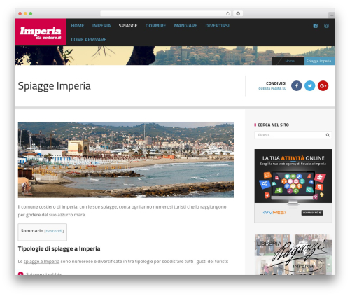 Blog theme WordPress - imperiadavedere.it/spiagge-imperia