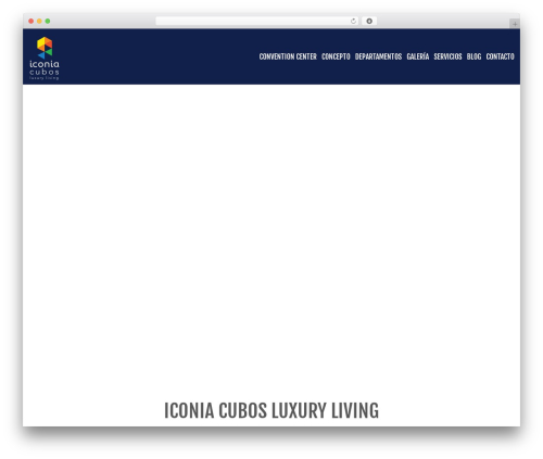 cherry premium WordPress theme - iconia.mx