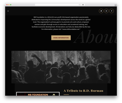 mbfoundation WordPress theme - mbfoundation.net