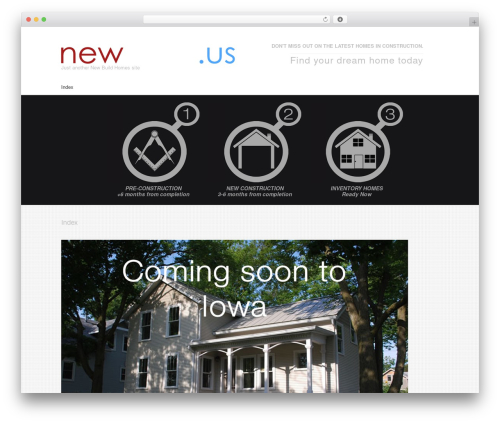 NewBuild WordPress theme - ia.newbuild.us