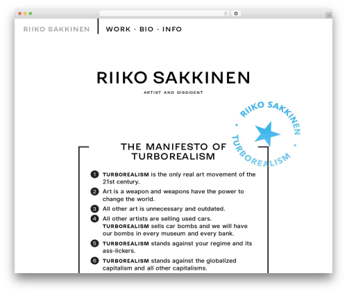 RS WordPress theme - riikosakkinen.com