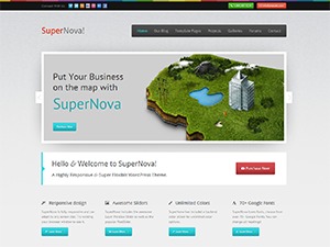 SuperNova - Premium Responsive Theme. WordPress theme by Alex Gurghis