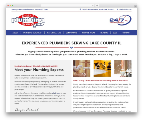 The7 Classic best WordPress theme - callmyplumber.com