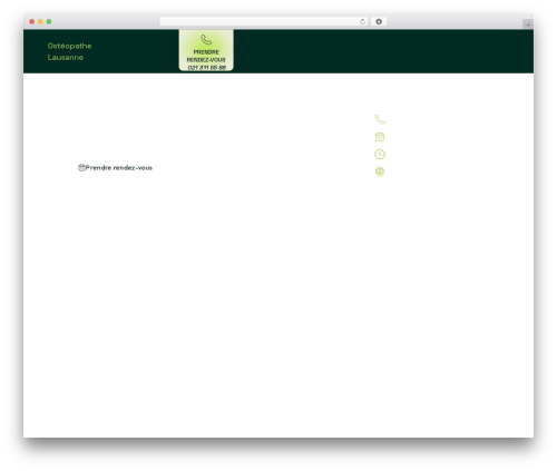 Theme WordPress Coreit - osteopathelausanne.com