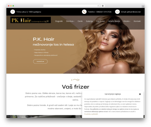 Theme WordPress Haarino - pk-hair.com