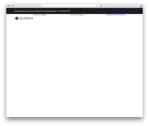 Uncode best WordPress theme - alumneye.fr