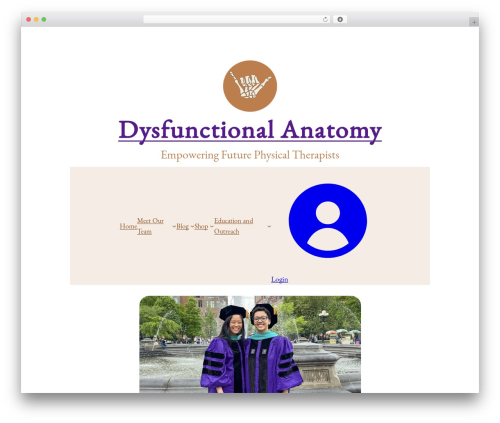 Winkel WordPress theme - dysfunctionalanatomy.com