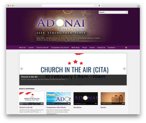 WordPress theme Arras - adonaibc.org