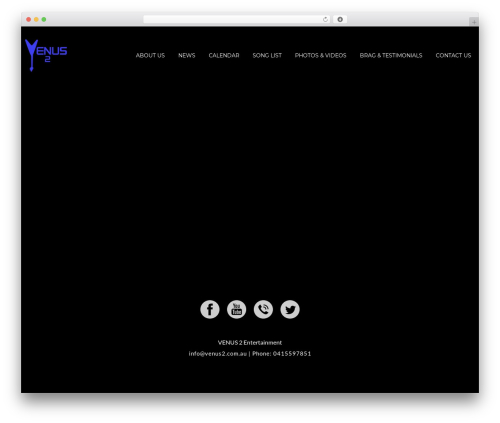 WordPress theme Client - venus2.com.au