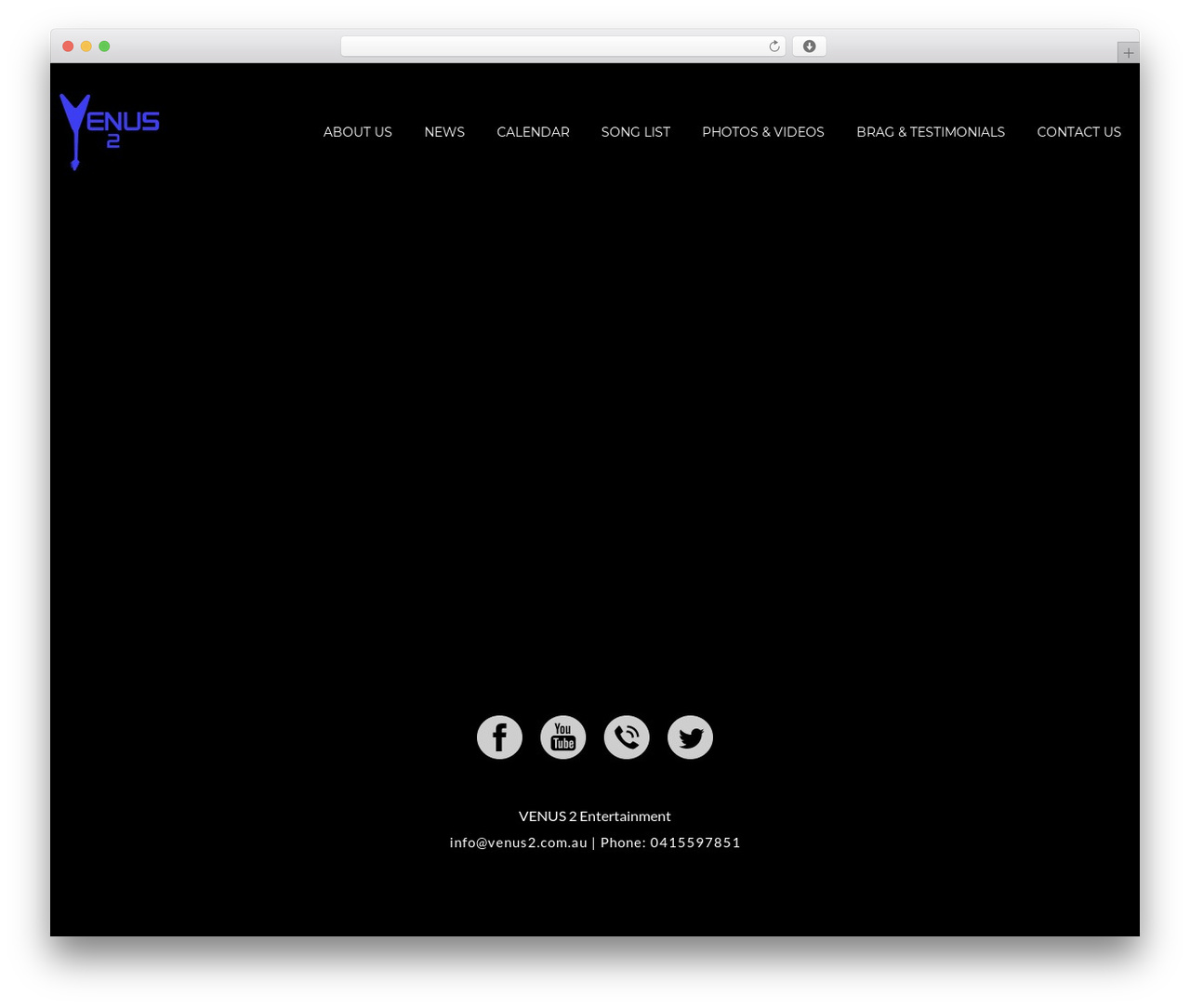 WordPress theme Client - venus2.com.au