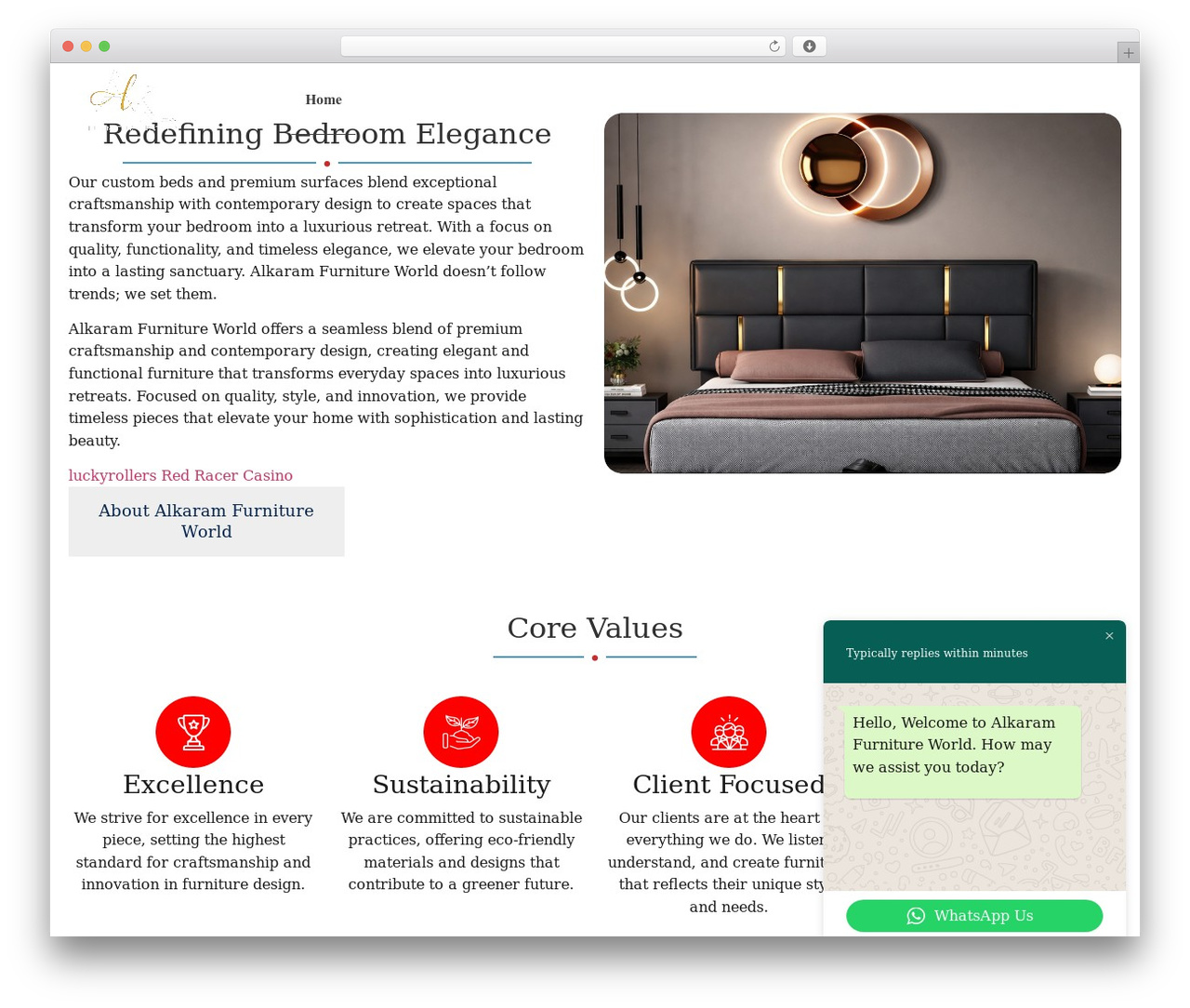 WordPress theme Hello Elementor - alkaramfurnitureworld.com