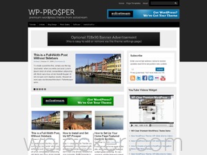 WP-Prosper 1.0 Basic WordPress theme design by Solostream Global Media