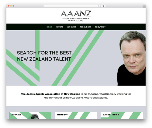 AAANZ WordPress theme - aaanz.co.nz