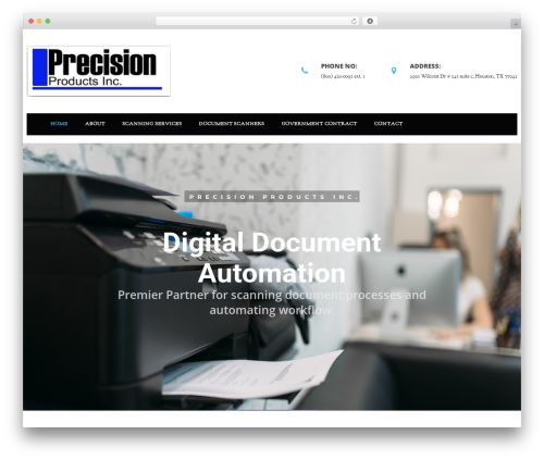 Flex user WordPress plugin - precisionproductsinc.com