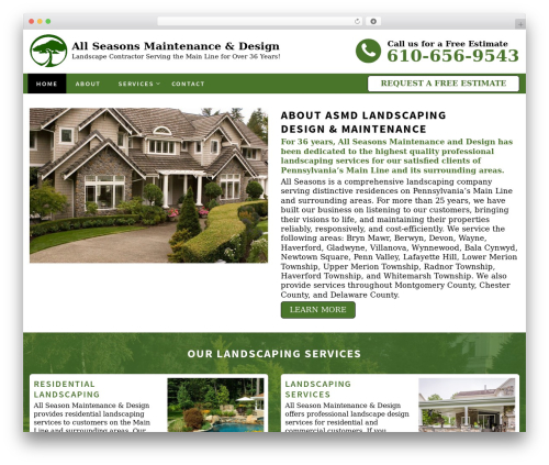 ASMD Theme WordPress page theme - asmdlandscaping.com