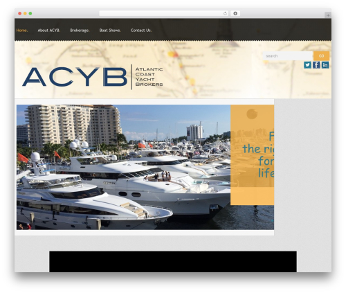 cherry theme WordPress - acybyachting.com