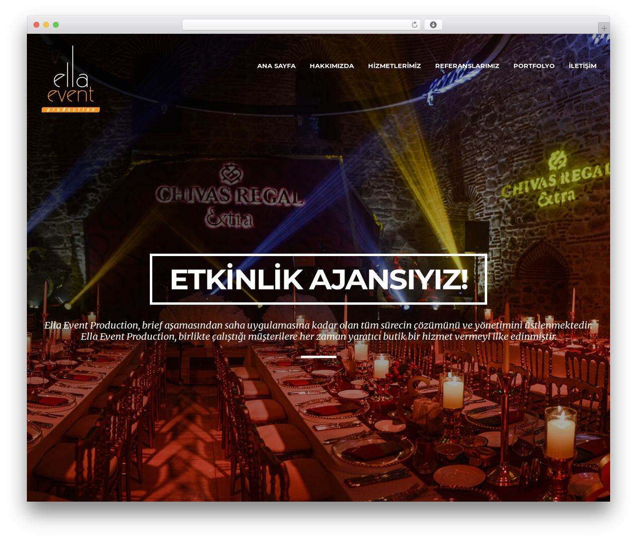 Ella WordPress theme - ellaevent.com