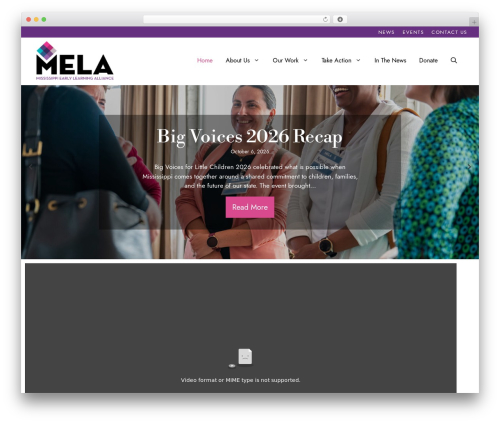 GeneratePress theme WordPress - msearlylearning.org