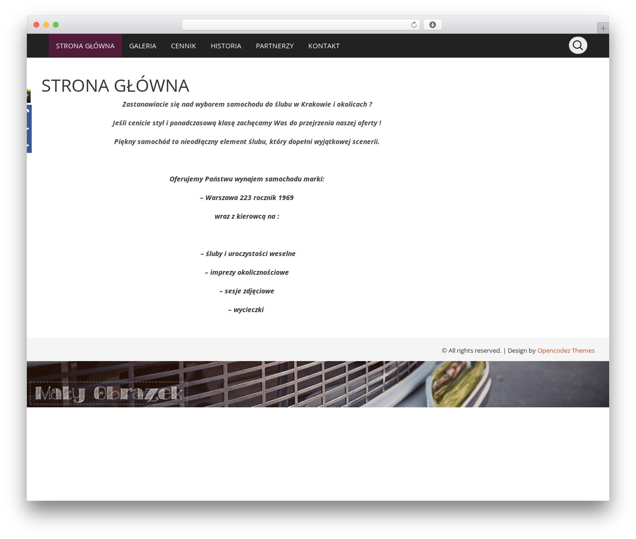Openstrap theme WordPress - autaslubne.pl/x