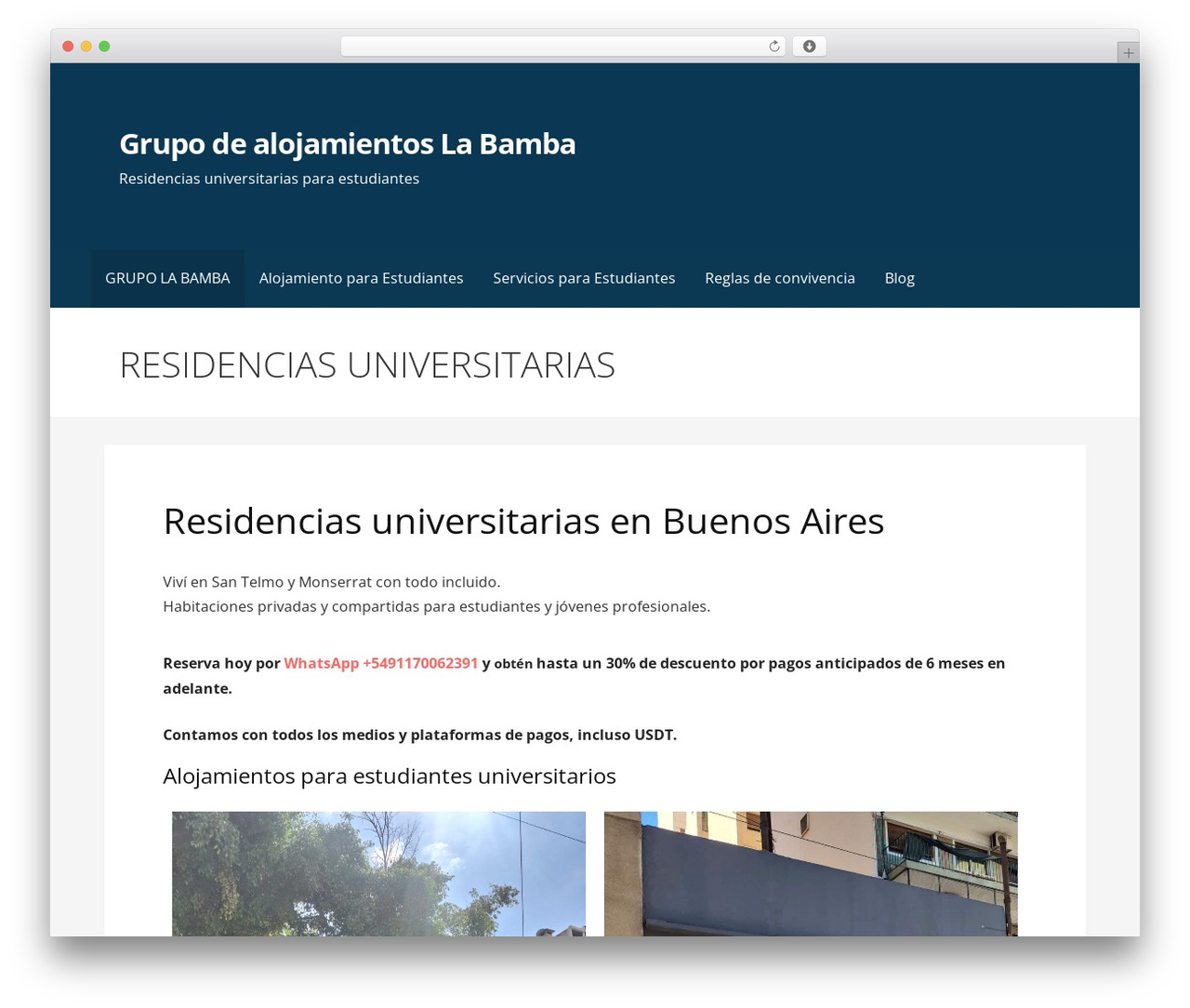 Primer WordPress theme - hostellabamba.com Primer WordPress theme - hostellabamba.com