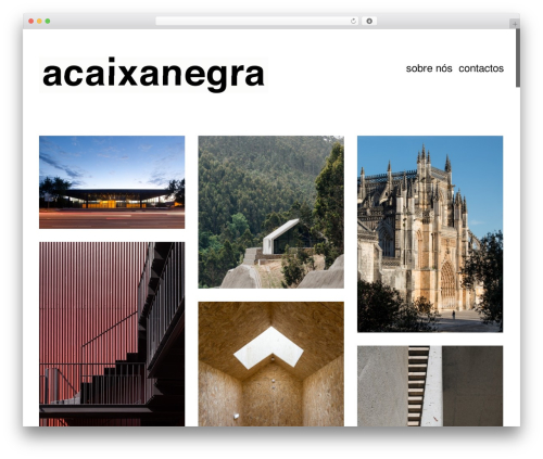 Reframe WordPress theme - acaixanegra.com