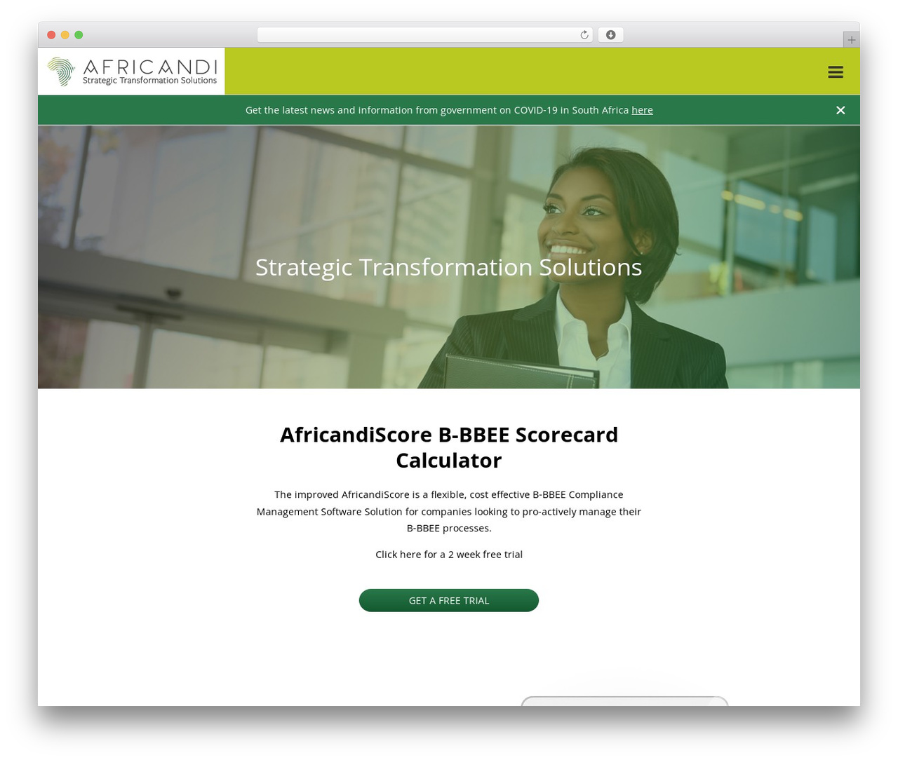 Starter Theme WordPress theme - africandi.co.za