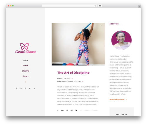 Theme WordPress Akea - candidcharms.com