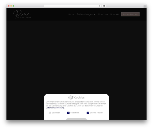 WordPress theme Divi - thebeautysalon.ch
