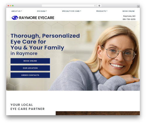 Pop up new master WordPress plugin - raymoreeyecare.com