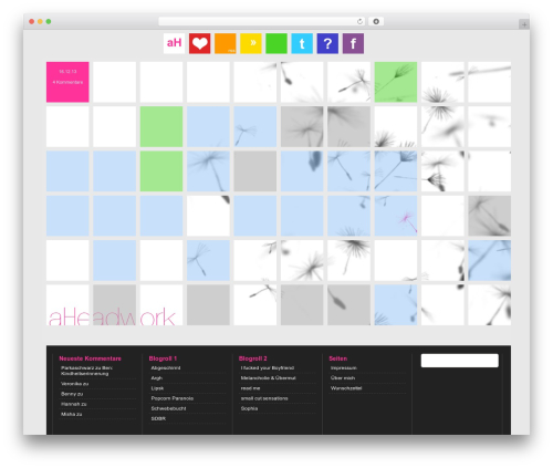 aHeadwork memory theme WordPress - aheadwork.de