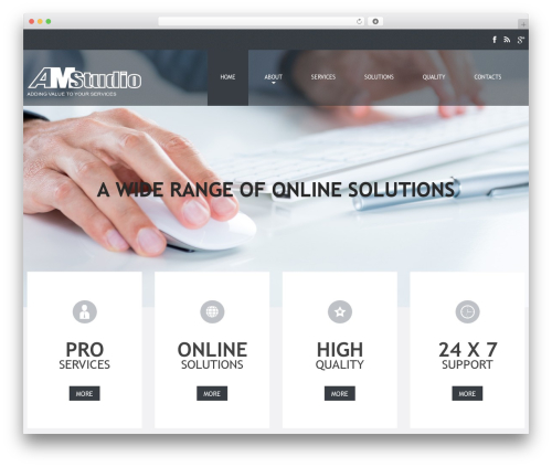 cherry WordPress theme - amstudio.info