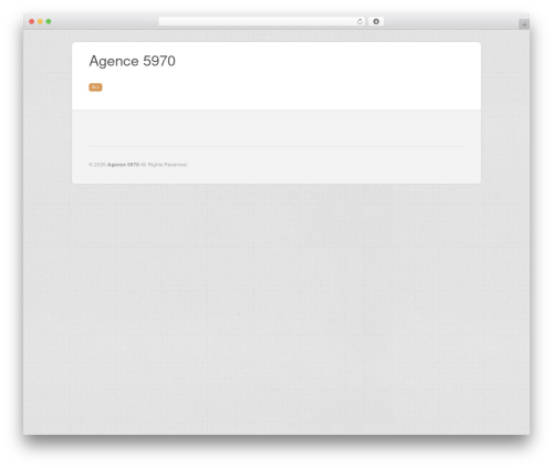Filtered WordPress theme - agence5970.com