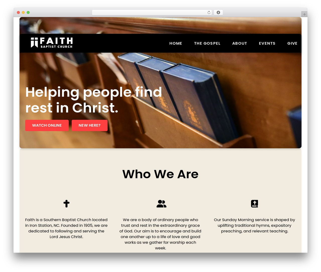 Float best WordPress theme - faithbaptist1905.org