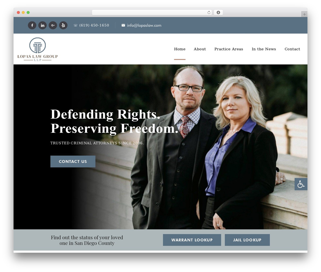 Frontline WordPress theme design - lopaslaw.com Frontline WordPress theme design - lopaslaw.com