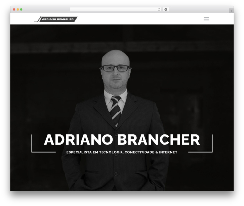 squareroot theme WordPress - adriano-brancher.com.br