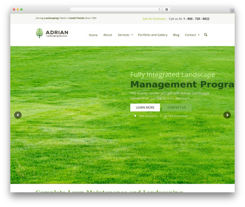 Tfingi theme WordPress - adrianlandscape.com