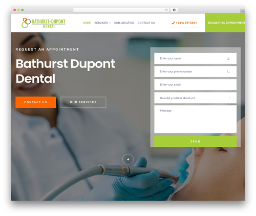 Timan WordPress theme - bathurstdupont.com
