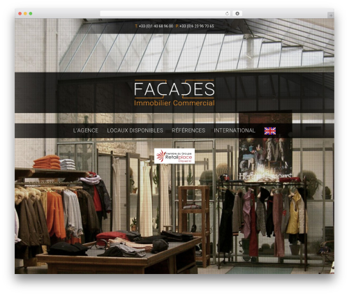 Vertikal theme WordPress - agence-facades.com