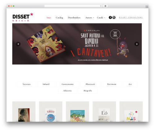 WordPress theme chapterone - dissetedicio.com