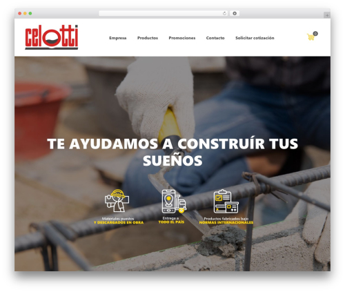 WordPress theme Celotti - celotti.com.ar