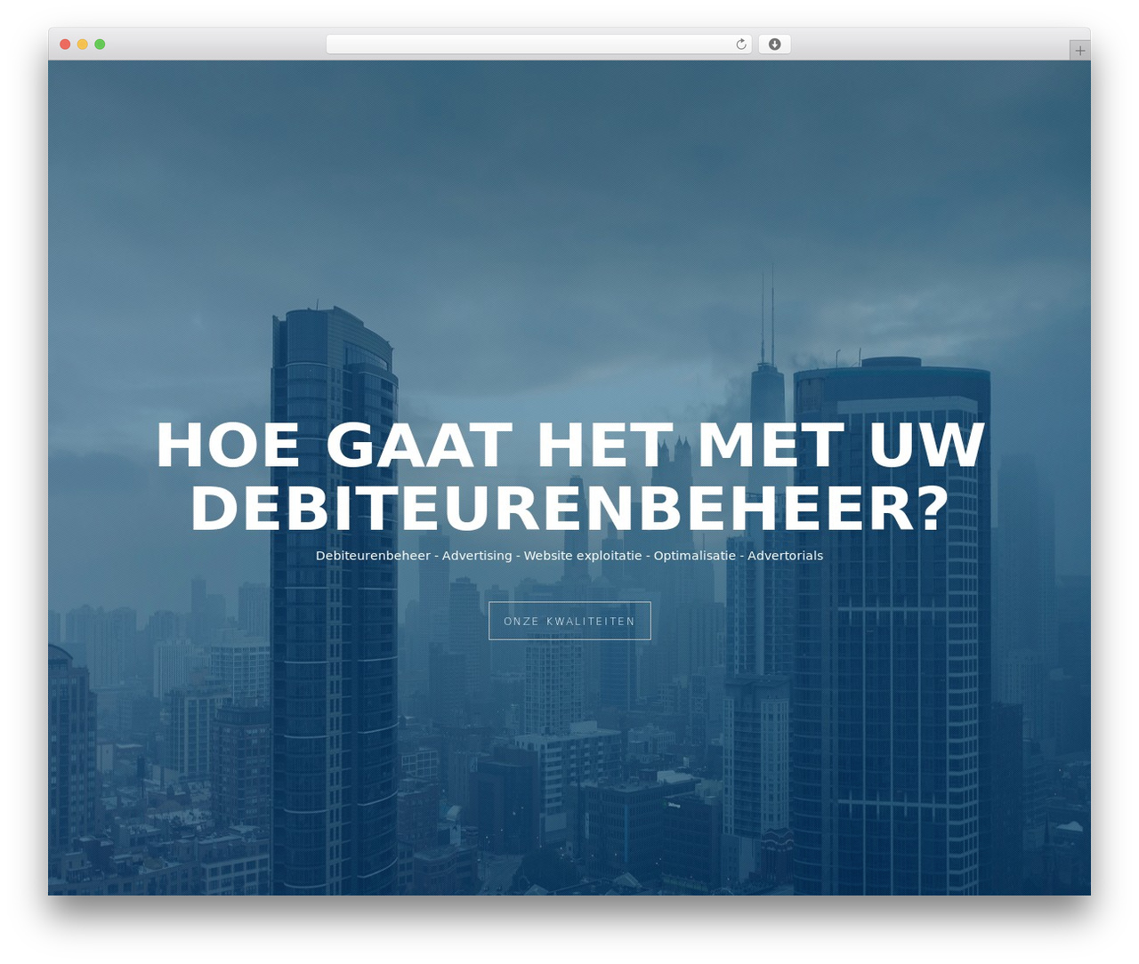 WordPress website theme QVA Wordpress Theme - ad2you.nl