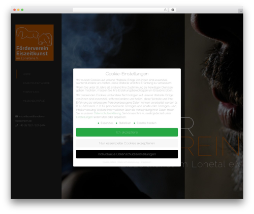 Creativo Theme WordPress theme - foerderverein-eiszeitkunst.de