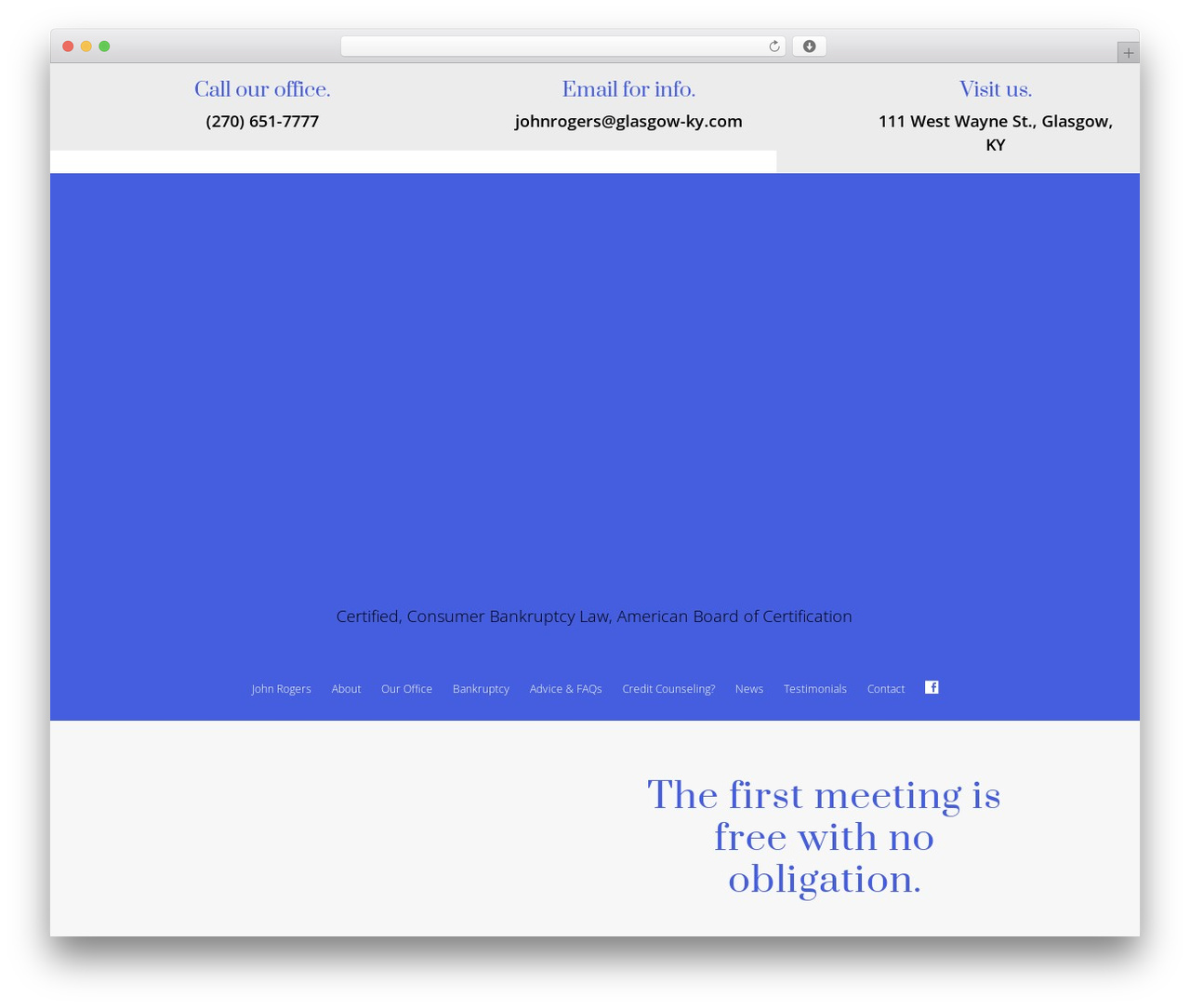 kaleidaweb WordPress theme - bankruptcy.ky