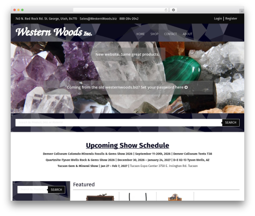 Flitch Bootstrap - modified WordPress theme - westernwoods.com